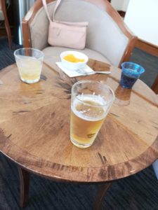 グアムのユナイテッドのラウンジ